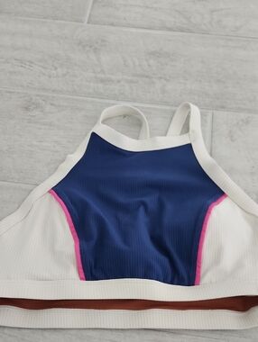 Hurley Rust Orange Sports Top with White Logo Tag